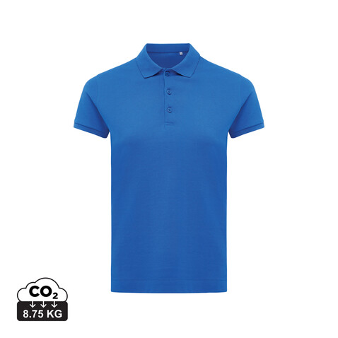 IQONIQ Yosemite Damen Piqué-Poloshirt aus rec. Baumwolle Königsblau bedrucken, Art.-Nr. T4200.025.S
