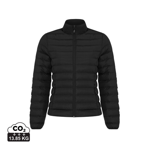 IQONIQ Maiko Damen Steppjacke aus recyceltem Polyester schwarz bedrucken, Art.-Nr. T4703.001.L IQONIQ Maiko Damen Steppjacke aus recyceltem Polyester schwarz bedrucken, Art.-Nr. T4703.001.L