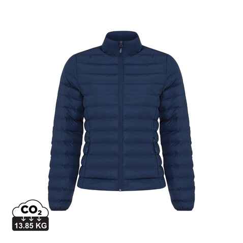IQONIQ Maiko Damen Steppjacke aus recyceltem Polyester navy blau bedrucken, Art.-Nr. T4703.002.XXS