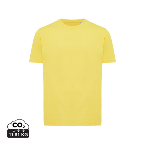 IQONIQ Sierra Lightweight T-Shirt aus recycelter Baumwolle gelb bedrucken, Art.-Nr. T9104.045.M