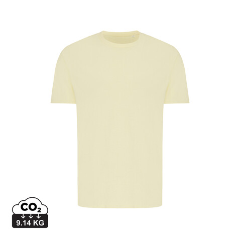 IQONIQ Brett T-Shirt aus recycelter Baumwolle cream yellow bedrucken, Art.-Nr. T9107.036.XXS