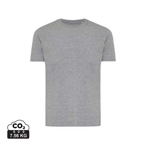 IQONIQ Brett T-Shirt aus recycelter Baumwolle light heather anthracite bedrucken, Art.-Nr. T9107.034.S
