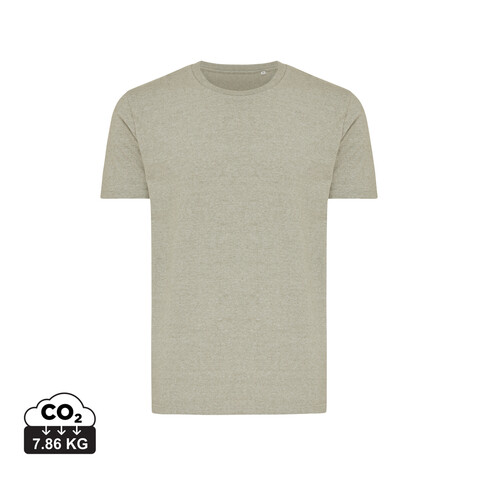 IQONIQ Brett T-Shirt aus recycelter Baumwolle light heather green bedrucken, Art.-Nr. T9107.033.M
