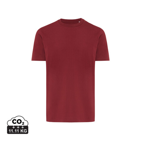 IQONIQ Brett T-Shirt aus recycelter Baumwolle burgunderrot bedrucken, Art.-Nr. T9107.007.XXS