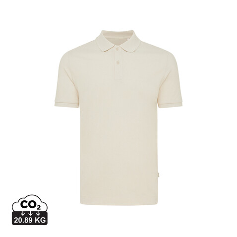IQONIQ Yosemite Piqué-Poloshirt aus recycelter Baumwolle natural raw bedrucken, Art.-Nr. T9200.018.M