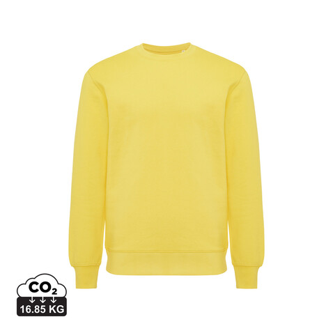 IQONIQ Etosha Lightweight Sweater aus recycelter Baumwolle gelb bedrucken, Art.-Nr. T9303.045.XL IQONIQ Etosha Lightweight Sweater aus recycelter Baumwolle gelb bedrucken, Art.-Nr. T9303.045.XL