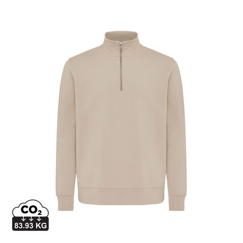 IQONIQ Elgon Quarter-Zip-Sweater aus rec. Baumwolle desert bedrucken, Art.-Nr. T9601.006.XS IQONIQ Elgon Quarter-Zip-Sweater aus rec. Baumwolle desert bedrucken, Art.-Nr. T9601.006.XS