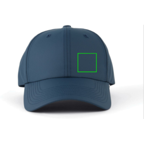 VINGA Baltimore AWARE™ Kappe aus recyceltem PET navy blau bedrucken, Art.-Nr. V453105 VINGA Baltimore AWARE™ Kappe aus recyceltem PET navy blau bedrucken, Art.-Nr. V453105