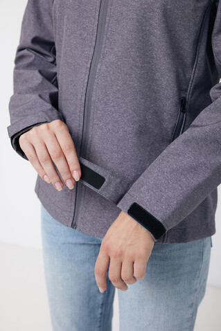 IQONIQ Makalu Damen Softshelljacke aus recyceltem Polyester vulcano heather grey bedrucken, Art.-Nr. T4700.028.XL IQONIQ Makalu Damen Softshelljacke aus recyceltem Polyester vulcano heather grey bedrucken, Art.-Nr. T4700.028.XL