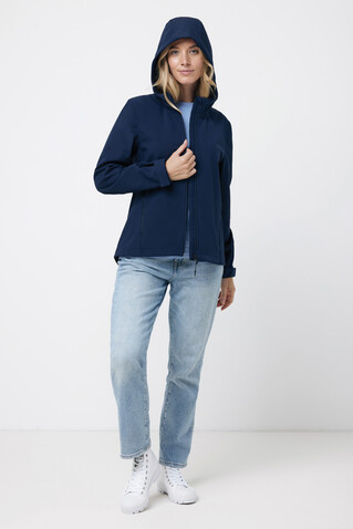 IQONIQ Makalu Damen Softshelljacke aus recyceltem Polyester navy blau bedrucken, Art.-Nr. T4700.002.L IQONIQ Makalu Damen Softshelljacke aus recyceltem Polyester navy blau bedrucken, Art.-Nr. T4700.002.L