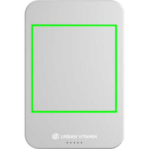 Urban Vitamin Richmond 5000mAh Powerbank aus RCS Plastik/Alu silber bedrucken, Art.-Nr. P322.822 Urban Vitamin Richmond 5000mAh Powerbank aus RCS Plastik/Alu silber bedrucken, Art.-Nr. P322.822