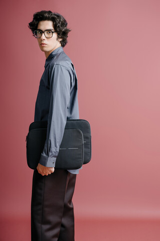 XD Design 14" Laptop Sleeve schwarz, grau bedrucken, Art.-Nr. P706.201