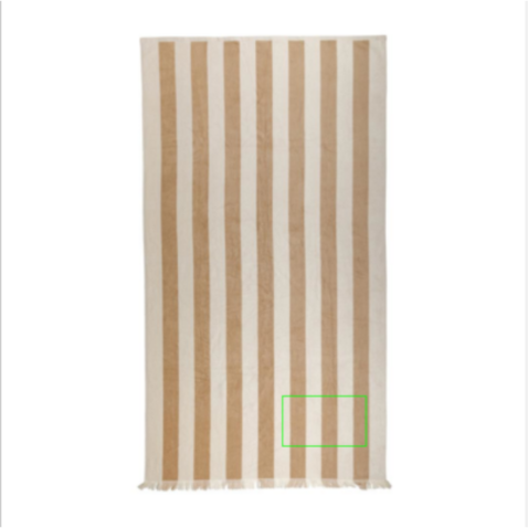 Ukiyo Aware™ Yukari XL Strandtuch 100x180cm braun bedrucken, Art.-Nr. P453.839
