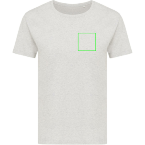IQONIQ Yala Damen T-Shirt aus recycelter Baumwolle light heather grey bedrucken, Art.-Nr. T4100.032.XXXL IQONIQ Yala Damen T-Shirt aus recycelter Baumwolle light heather grey bedrucken, Art.-Nr. T4100.032.XXXL