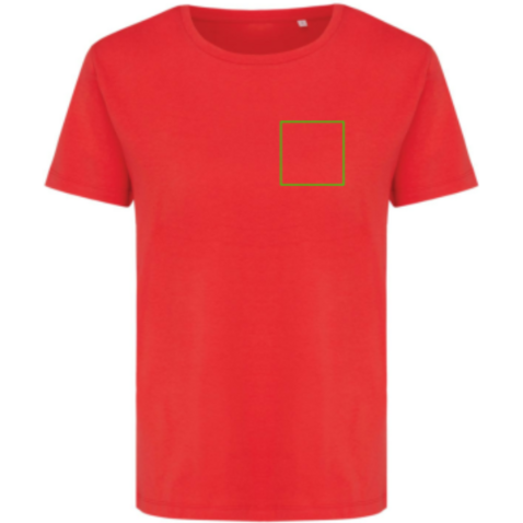 IQONIQ Yala Damen T-Shirt aus recycelter Baumwolle luscious red bedrucken, Art.-Nr. T4100.008.XXS IQONIQ Yala Damen T-Shirt aus recycelter Baumwolle luscious red bedrucken, Art.-Nr. T4100.008.XXS