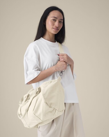 Duffle Bag - Die Canvas-Reisetasche - Natural - OS bedrucken, Art.-Nr. STAU892C007OS