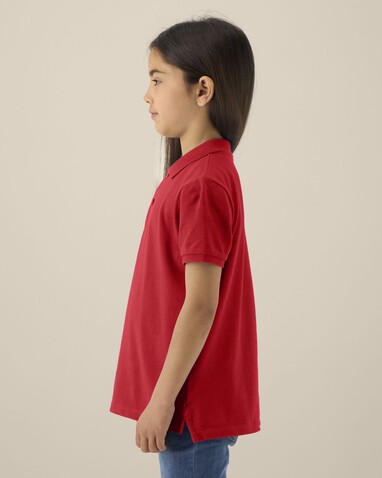 Mini Sprinter - Das Iconic Kinder-Polo - Red - 9-11/134-146cm bedrucken, Art.-Nr. STPK908C00409