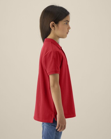 Mini Sprinter - Das Iconic Kinder-Polo - Red - 7-8/122-128cm bedrucken, Art.-Nr. STPK908C00407