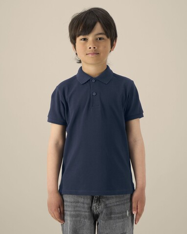 Mini Sprinter - Das Iconic Kinder-Polo - French Navy - 3-4/98-104cm bedrucken, Art.-Nr. STPK908C72703