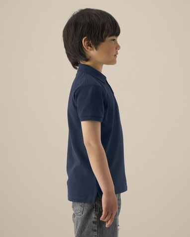 Mini Sprinter - Das Iconic Kinder-Polo - French Navy - 3-4/98-104cm bedrucken, Art.-Nr. STPK908C72703