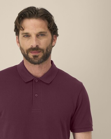 Stanley Coaster - Das Herren-Polo - Deep Plum - S bedrucken, Art.-Nr. STPM224C1511S