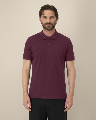 Stanley Coaster - Das Herren-Polo - Deep Plum - S bedrucken, Art.-Nr. STPM224C1511S