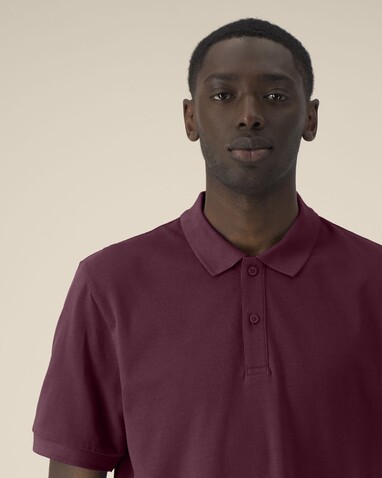 Prepster 2.0 - Das Unisex-Polo - Deep Plum - M bedrucken, Art.-Nr. STPU222C1511M