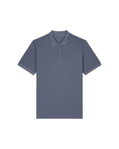 Prepster 2.0 - Das Unisex-Polo - Blue Grey - M bedrucken, Art.-Nr. STPU222C1561M
