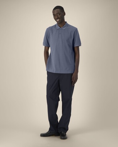 Prepster 2.0 - Das Unisex-Polo - Blue Grey - S bedrucken, Art.-Nr. STPU222C1561S