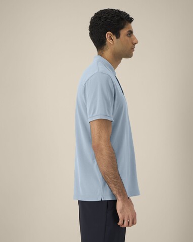 Coaster Vintage - Das Garment-Dyed Unisex-Polo - G. Dyed Blue Stone - 3XL bedrucken, Art.-Nr. STPU252C7323X