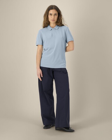 Coaster Vintage - Das Garment-Dyed Unisex-Polo - G. Dyed Blue Stone - XXS bedrucken, Art.-Nr. STPU252C7322S
