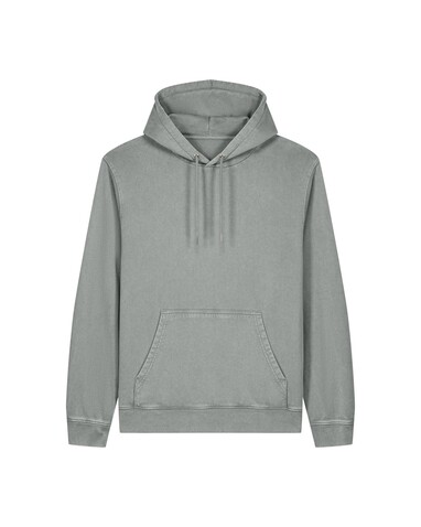 Archer Vintage - Der Garment-Dyed Unisex-Hoodie aus French Terry - G. Dyed Misty Grey - XXS bedrucken, Art.-Nr. STSU040C1572S