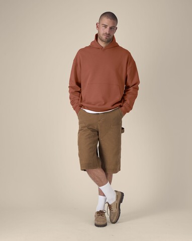 Chaser - Der Relaxed Unisex-Hoodie - Heritage Brown - M bedrucken, Art.-Nr. STSU077C7301M
