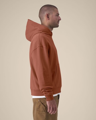 Chaser - Der Relaxed Unisex-Hoodie - Heritage Brown - M bedrucken, Art.-Nr. STSU077C7301M