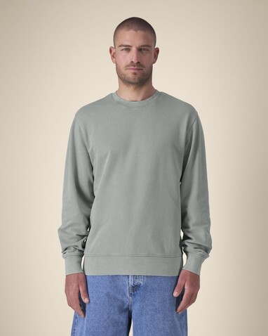 Matcher Vintage - Das Garment-Dyed Rundhals-Unisex-Sweatshirt aus French Terry - G. Dyed Misty Grey - XL bedrucken, Art.-Nr. STSU085C1571X Matcher Vintage - Das Garment-Dyed Rundhals-Unisex-Sweatshirt aus French Terry - G. Dyed Misty Grey - XL bedrucken, Art.-Nr. STSU085C1571X