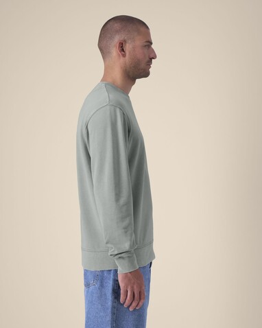 Matcher Vintage - Das Garment-Dyed Rundhals-Unisex-Sweatshirt aus French Terry - G. Dyed Misty Grey - L bedrucken, Art.-Nr. STSU085C1571L