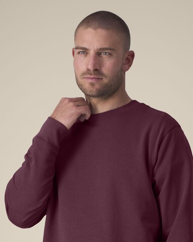 Changer 2.0 - Das Iconic Rundhals-Unisex-Sweatshirt - Deep Plum - XXL bedrucken, Art.-Nr. STSU178C1512X