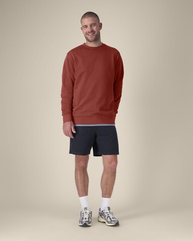 Changer 2.0 - Das Iconic Rundhals-Unisex-Sweatshirt - Earthy Red - S bedrucken, Art.-Nr. STSU178C1501S