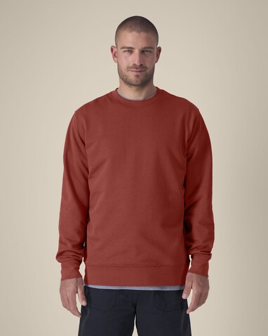 Changer 2.0 - Das Iconic Rundhals-Unisex-Sweatshirt - Earthy Red - 3XL bedrucken, Art.-Nr. STSU178C1503X