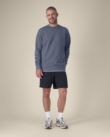 Changer 2.0 - Das Iconic Rundhals-Unisex-Sweatshirt - Blue Grey - L bedrucken, Art.-Nr. STSU178C1561L