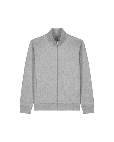 Trailer 2.0 - Das Unisex-Sweatshirt mit Reißverschluss und Stehkragen - Heather Grey - XXS bedrucken, Art.-Nr. STSU253C2502S