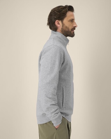 Trailer 2.0 - Das Unisex-Sweatshirt mit Reißverschluss und Stehkragen - Heather Grey - 5XL bedrucken, Art.-Nr. STSU253C2505X Trailer 2.0 - Das Unisex-Sweatshirt mit Reißverschluss und Stehkragen - Heather Grey - 5XL bedrucken, Art.-Nr. STSU253C2505X