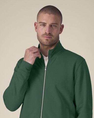 Trailer 2.0 - Das Unisex-Sweatshirt mit Reißverschluss und Stehkragen - Bottle Green - 3XL bedrucken, Art.-Nr. STSU253C2243X Trailer 2.0 - Das Unisex-Sweatshirt mit Reißverschluss und Stehkragen - Bottle Green - 3XL bedrucken, Art.-Nr. STSU253C2243X