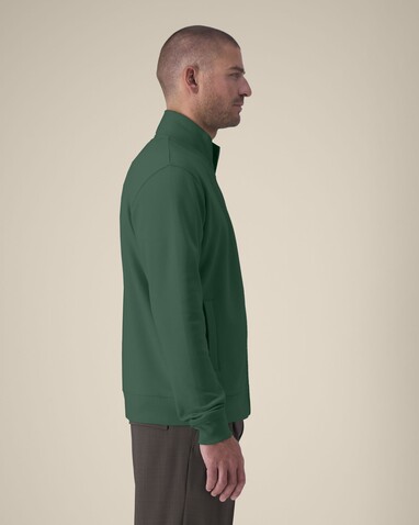 Trailer 2.0 - Das Unisex-Sweatshirt mit Reißverschluss und Stehkragen - Bottle Green - 3XL bedrucken, Art.-Nr. STSU253C2243X Trailer 2.0 - Das Unisex-Sweatshirt mit Reißverschluss und Stehkragen - Bottle Green - 3XL bedrucken, Art.-Nr. STSU253C2243X