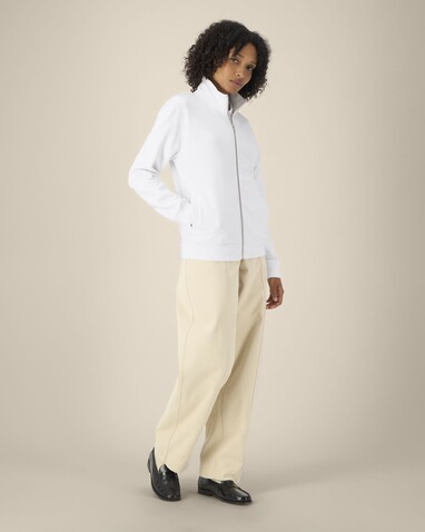 Trailer 2.0 - Das Unisex-Sweatshirt mit Reißverschluss und Stehkragen - White - XXL bedrucken, Art.-Nr. STSU253C0012X