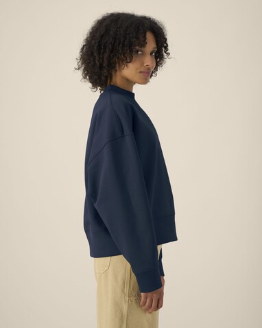 Ryler - Das Boxy Rundhals-Unisex-Sweatshirt aus recycelter Baumwolle - French Navy - 3XL bedrucken, Art.-Nr. STSU255C7273X Ryler - Das Boxy Rundhals-Unisex-Sweatshirt aus recycelter Baumwolle - French Navy - 3XL bedrucken, Art.-Nr. STSU255C7273X