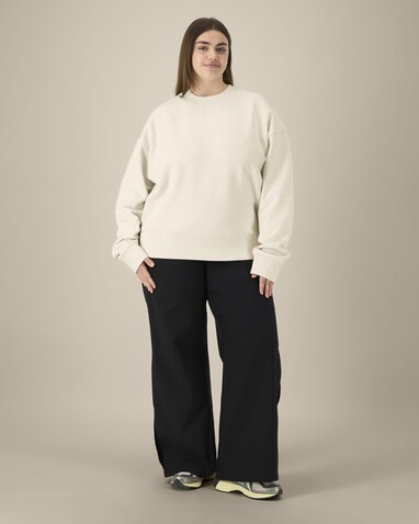 Ryler - Das Boxy Rundhals-Unisex-Sweatshirt aus recycelter Baumwolle - Natural Raw - S bedrucken, Art.-Nr. STSU255C0541S