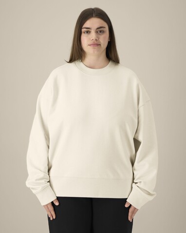Ryler - Das Boxy Rundhals-Unisex-Sweatshirt aus recycelter Baumwolle - Natural Raw - XL bedrucken, Art.-Nr. STSU255C0541X Ryler - Das Boxy Rundhals-Unisex-Sweatshirt aus recycelter Baumwolle - Natural Raw - XL bedrucken, Art.-Nr. STSU255C0541X