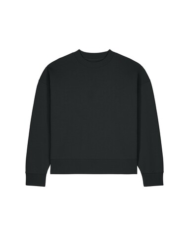 Ryler - Das Boxy Rundhals-Unisex-Sweatshirt aus recycelter Baumwolle - Black - XS bedrucken, Art.-Nr. STSU255C002XS Ryler - Das Boxy Rundhals-Unisex-Sweatshirt aus recycelter Baumwolle - Black - XS bedrucken, Art.-Nr. STSU255C002XS