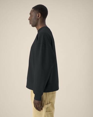 Ryler - Das Boxy Rundhals-Unisex-Sweatshirt aus recycelter Baumwolle - Black - M bedrucken, Art.-Nr. STSU255C0021M Ryler - Das Boxy Rundhals-Unisex-Sweatshirt aus recycelter Baumwolle - Black - M bedrucken, Art.-Nr. STSU255C0021M
